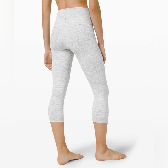 Lululemon Align Crop *21" Wee Are From Space Nimbus Battleship Size 4 - Picture 1 of 5